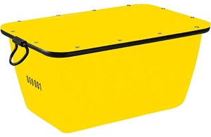 Mörtelwanne 200 Liter kranbar gelb