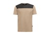 FHB T-Shirt Herren Gr.L beige-schwarz 