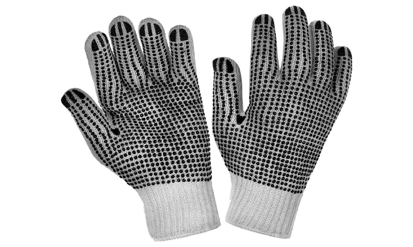 Strickhandschuh beidseitig genoppt