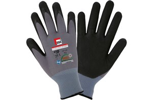 SSK Feinstrickhandschuh Nitril Flex Plus Gr.9 genoppt