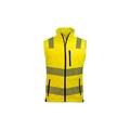 Prevent Warnschutz-Softshellweste gelb/schwarz Gr. XL
