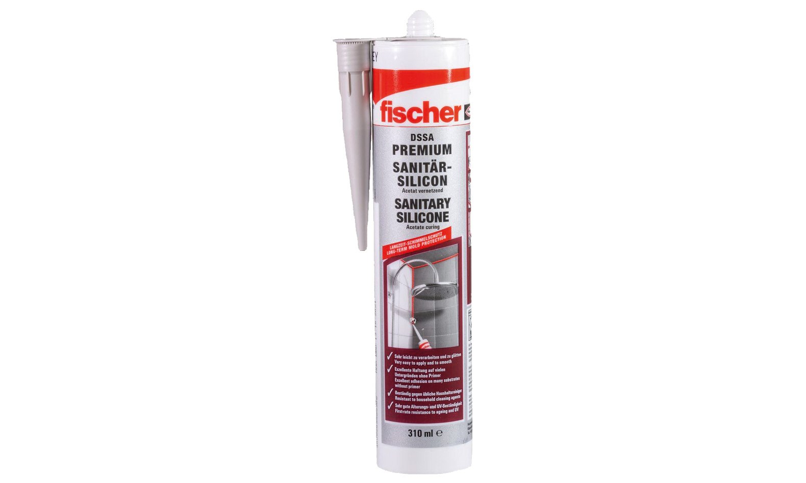 Fischer Sanitärsilikon DSSA