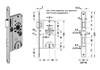 Einsteckschloss BB rund 55/20/72mm DIN links Niro