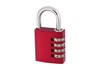 Abus Zahlenvorhangschloss 145/40 rot