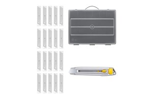 Cuttermesser 18mm Set + 200 Klingen