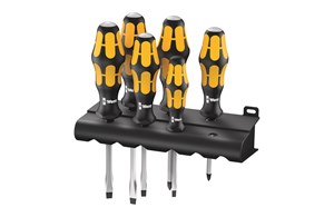 Wera Schraubendrehersatz 932/918/6 6-tlg. + Rack