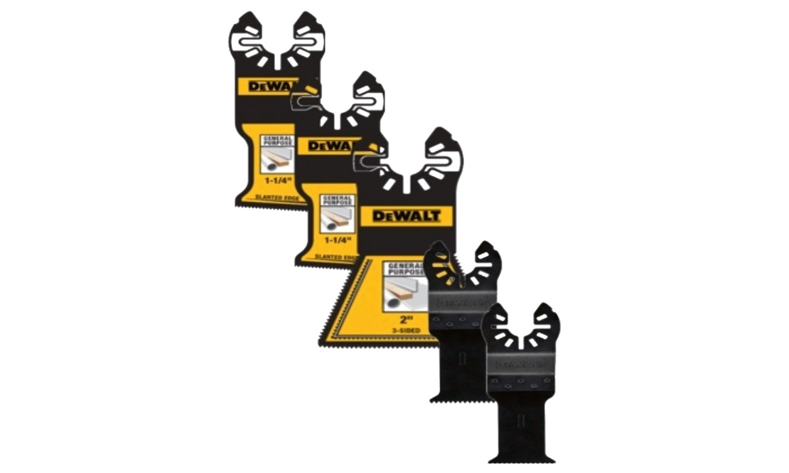 DeWalt Multi Tool Sägeblatt-Set BiM 5-tlg.
