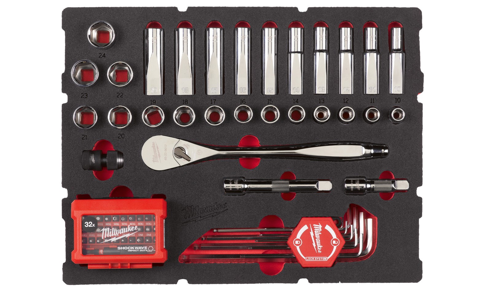 Milwaukee Packout 1/2"-Steckschlüssel-Satz