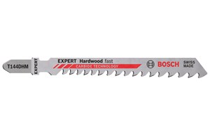 Bosch Stichsägeblatt T144DHM Carbide für Holz 100mm 4-5,2mm (VE=3) Expert