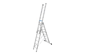 Mehrzweckleiter ERGO Plus 3-tlg. 3x8 Stufen