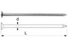 Drahtstift Senkkopf 1,6x30mm bl