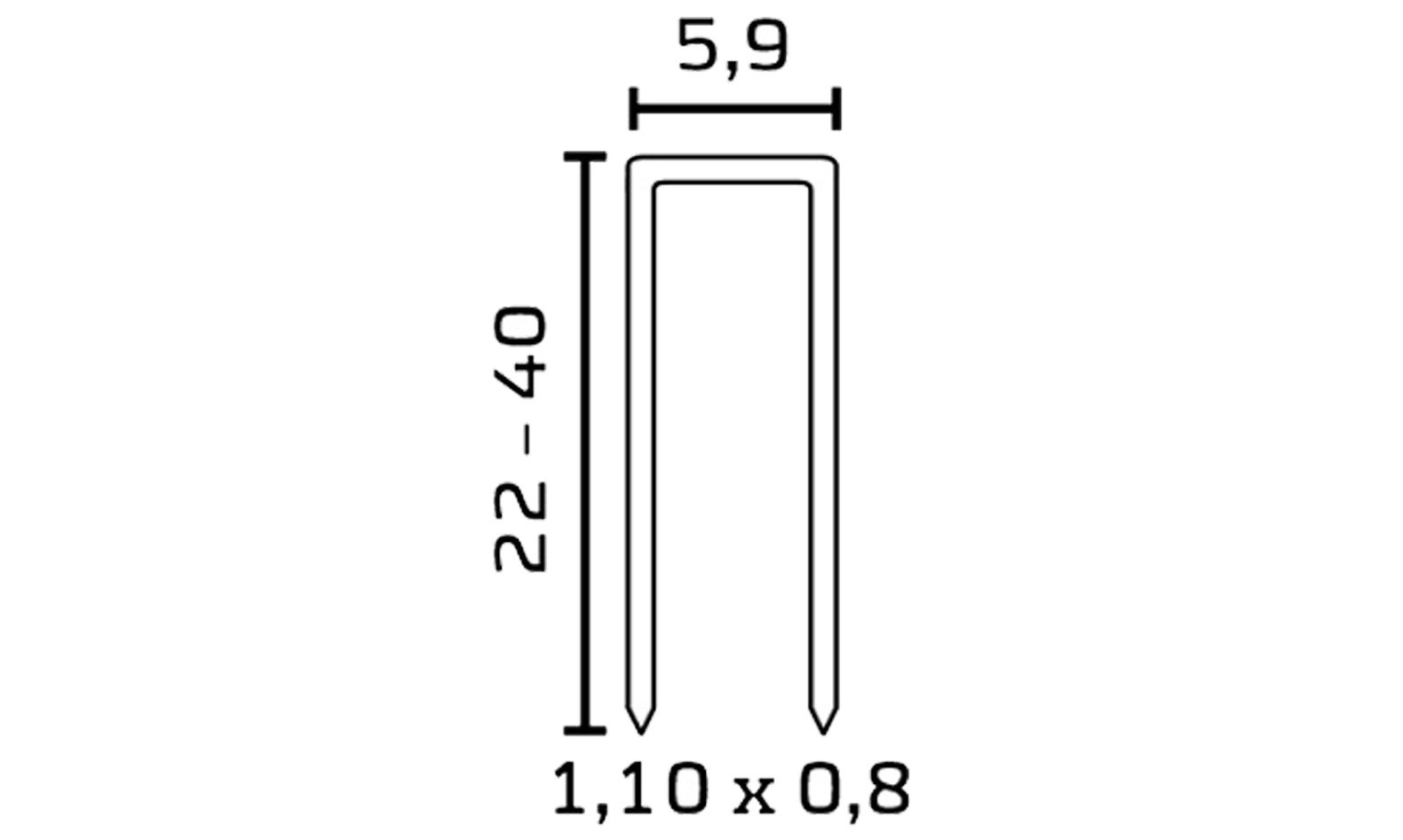 Bea Klammern/Nägel Typ 99/Typ SK 300